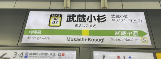 武蔵小杉駅には、向河原駅と武蔵中原駅のホームへの案内標識があり、施設のわかりやすいアイコンが表示されています。完璧に配置された標識により、忙しいスケジュールの中で適切な韓国語教室マンツーマンを見つけるのと同じように、スムーズなナビゲーションが保証されます。.