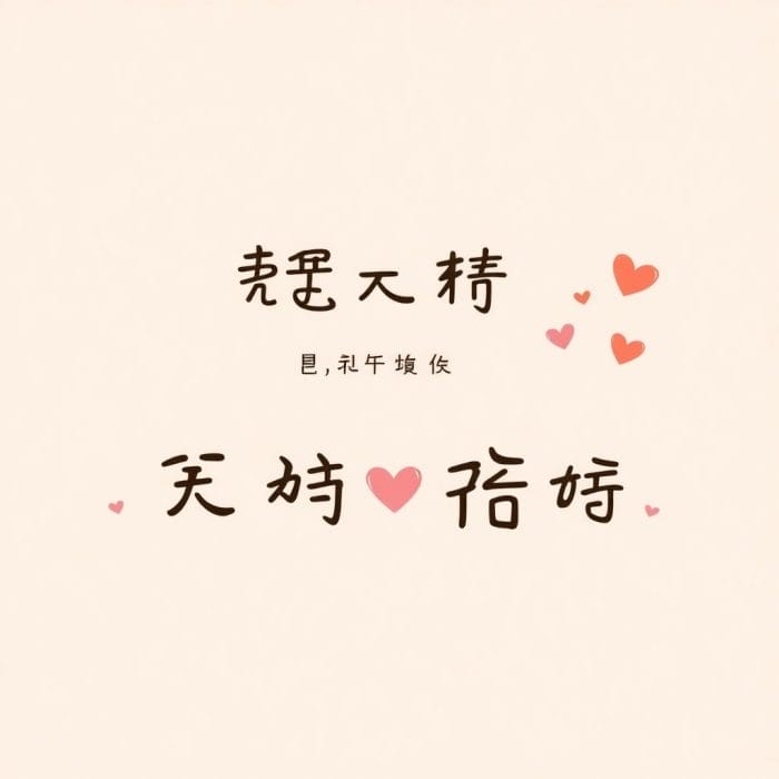 「守る」「支える」「歩む」「感謝」などのポジティブな言葉（日本語とハングル）