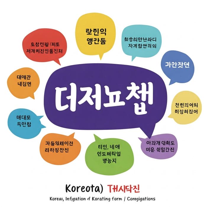 그렇다の活用形がデザインされたインフォグラフィック風画像