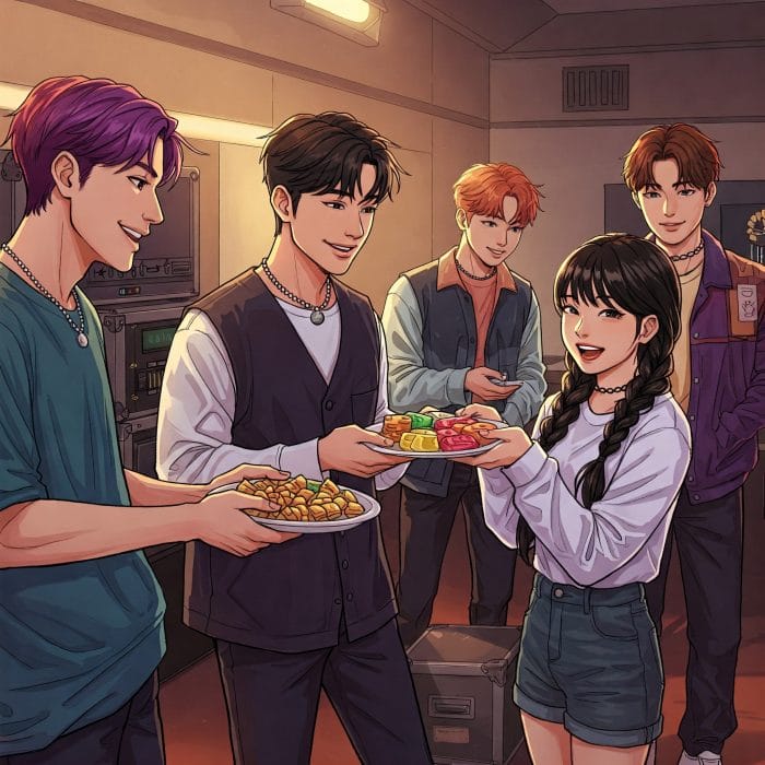 K-POPグループのメンバー交流