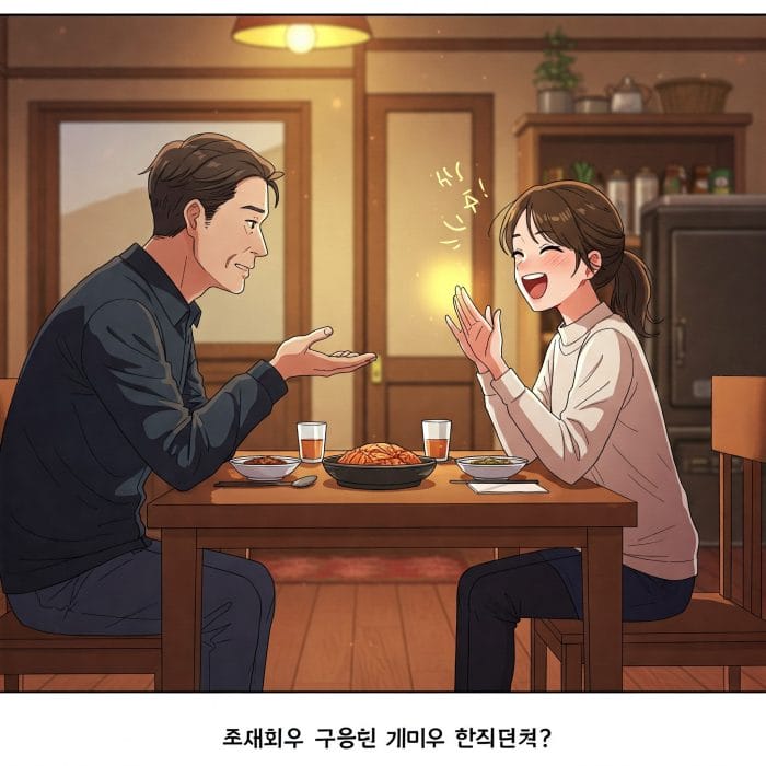 お腹いっぱいで満足そうな友人のイラスト