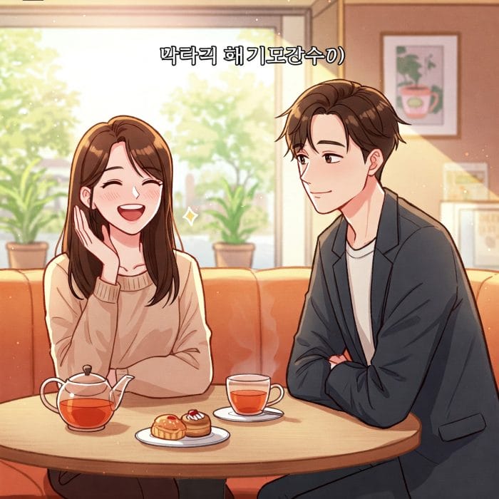 カフェで「アラッソ！」と頷き合う友人同士