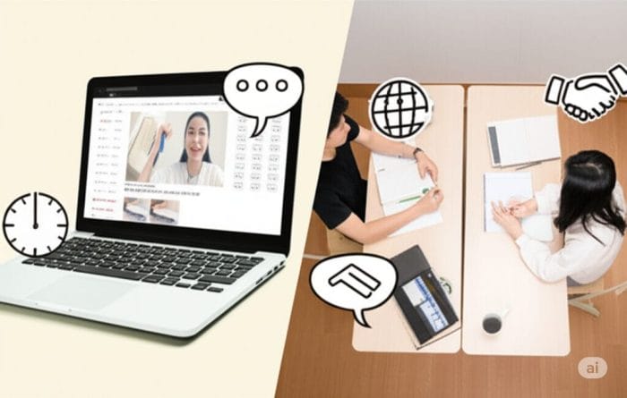 オンラインレッスンと対面レッスンの比較