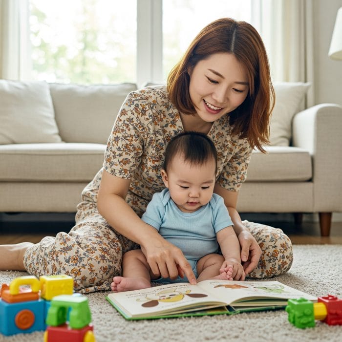 韓国のショッピングストリートで腕を組んで歩く若い女性の友人たち